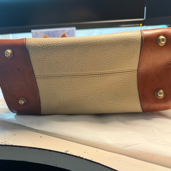 Dooney & Bourke All-Weather Leather Carpet Bag - FOR PARTS AS IS - Picture 5 of 7